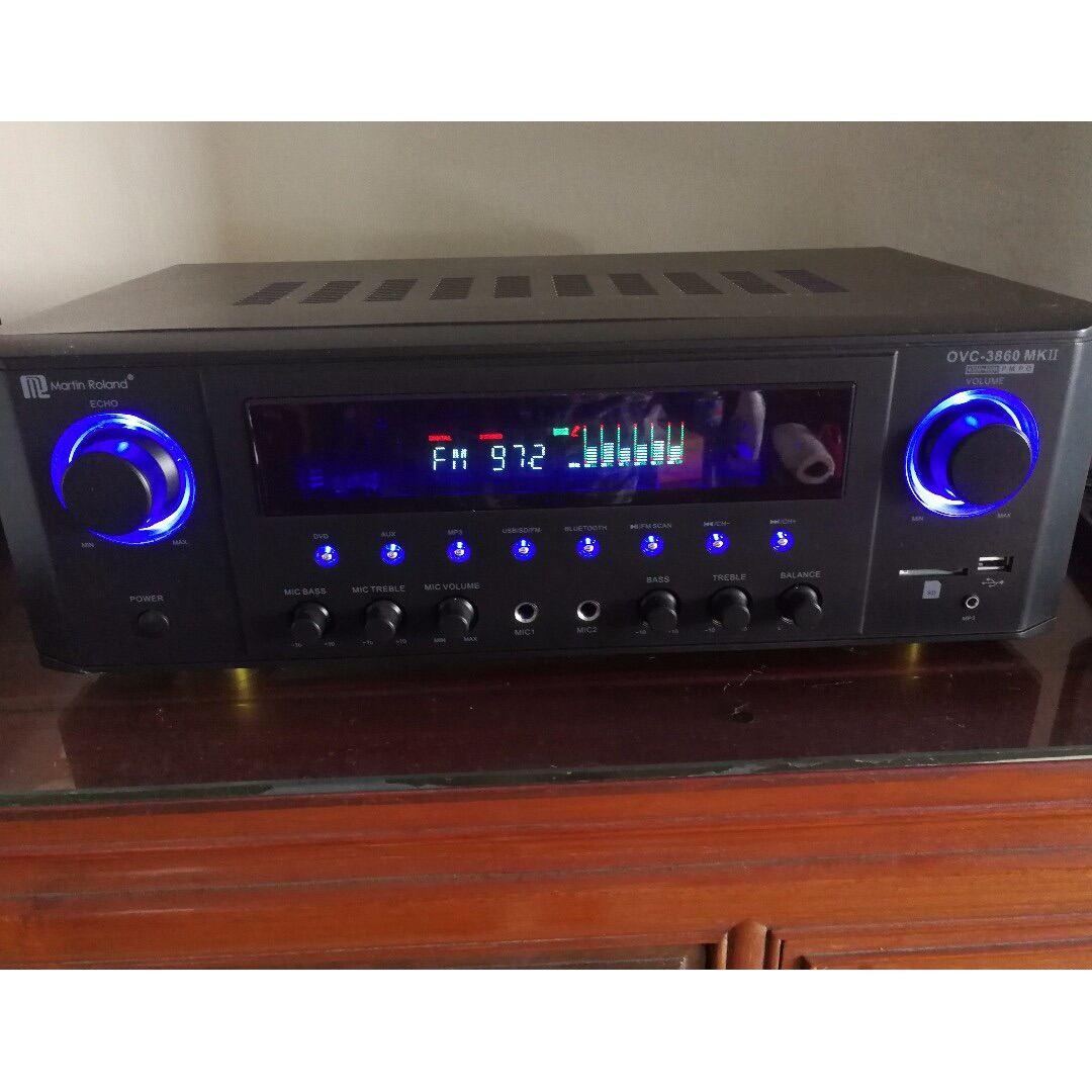 martin roland ovc3860mkii 1 year warrently karaoke ktv amplifer