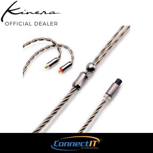 Kinera Dromi 6N OCC with silver plated Upgrade Cable For IEM Detachable Terminal 2.5mm/3.5mm/4.4mm (1 Year Warranty)