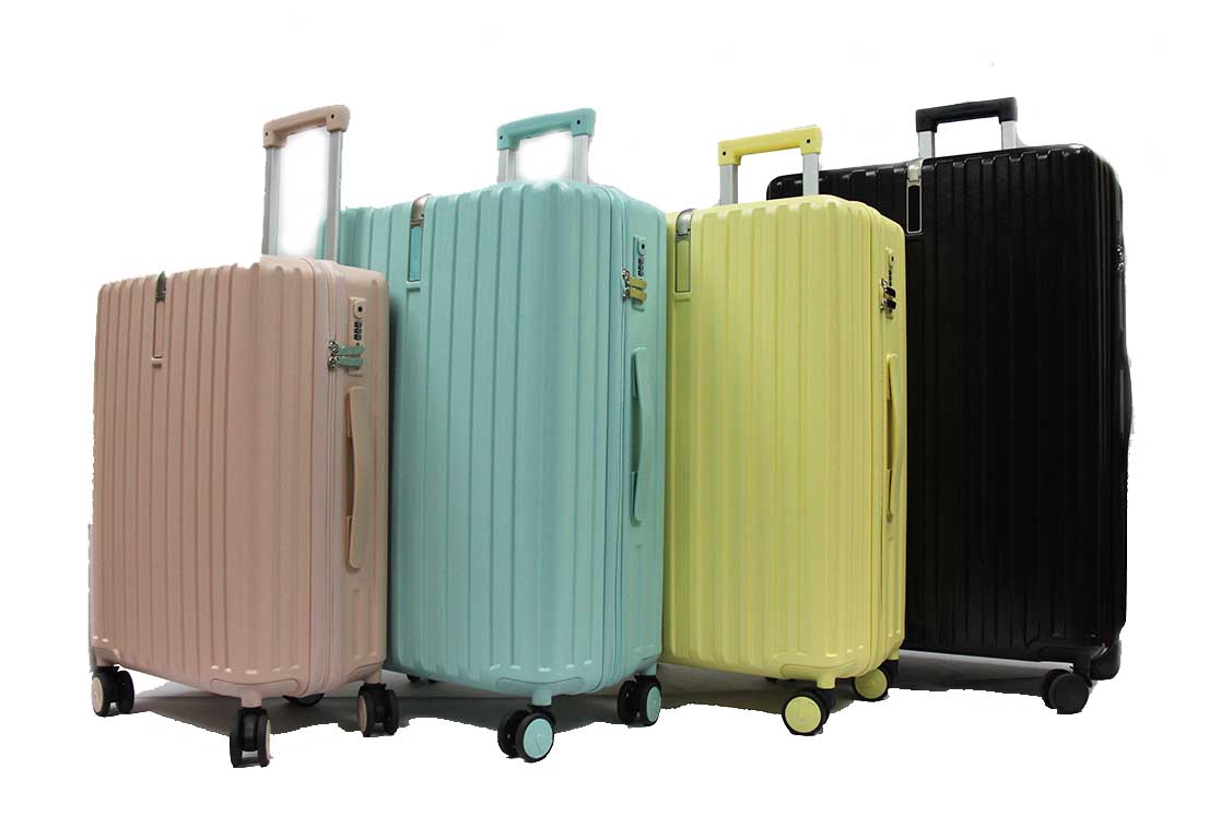 20 inch Cabin Size Cotton Candy Polycarbonate Luggage with 8 Spinner Wheels