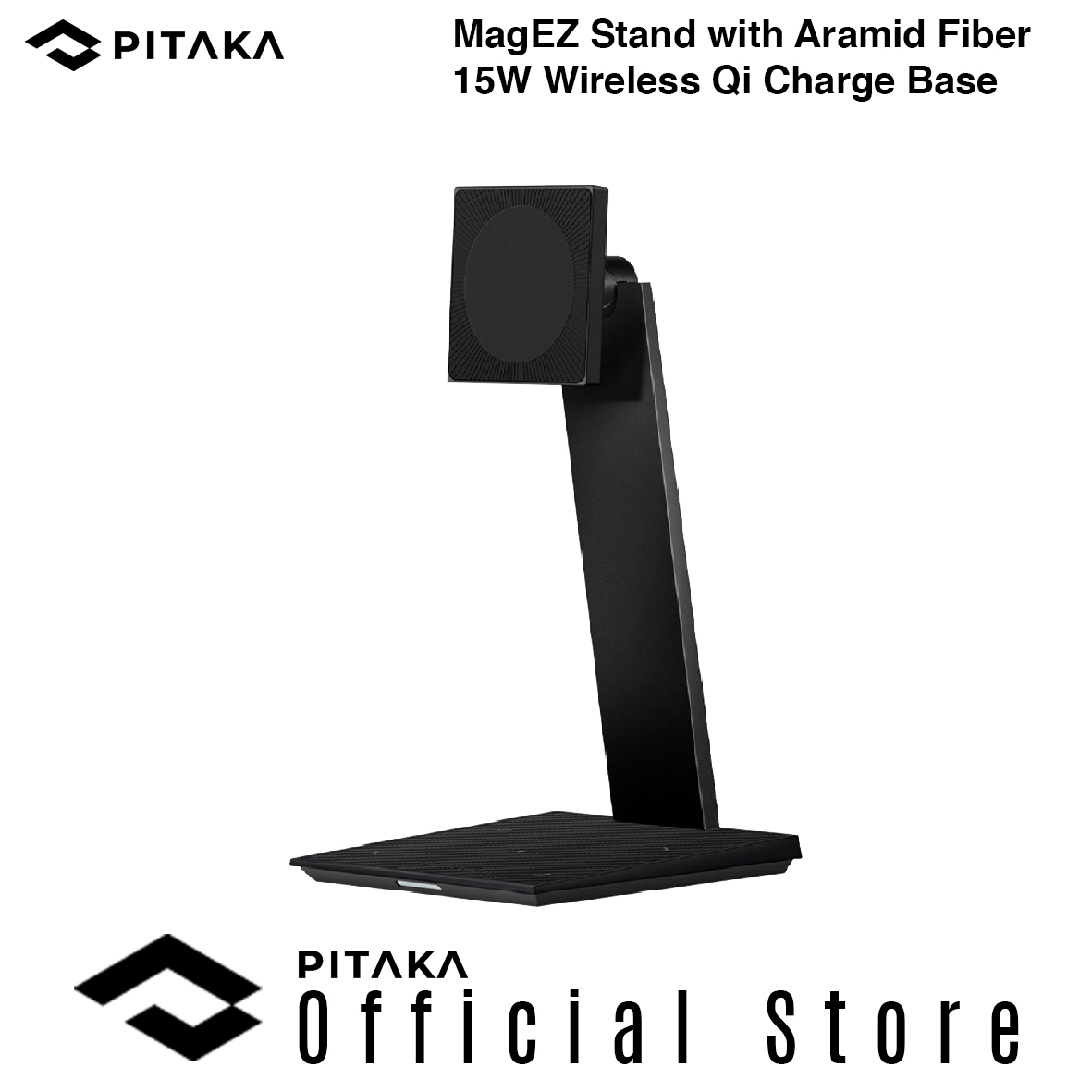 PITAKA MagEZ Stand with Aramid Fiber 15W Wireless Qi Charge Base