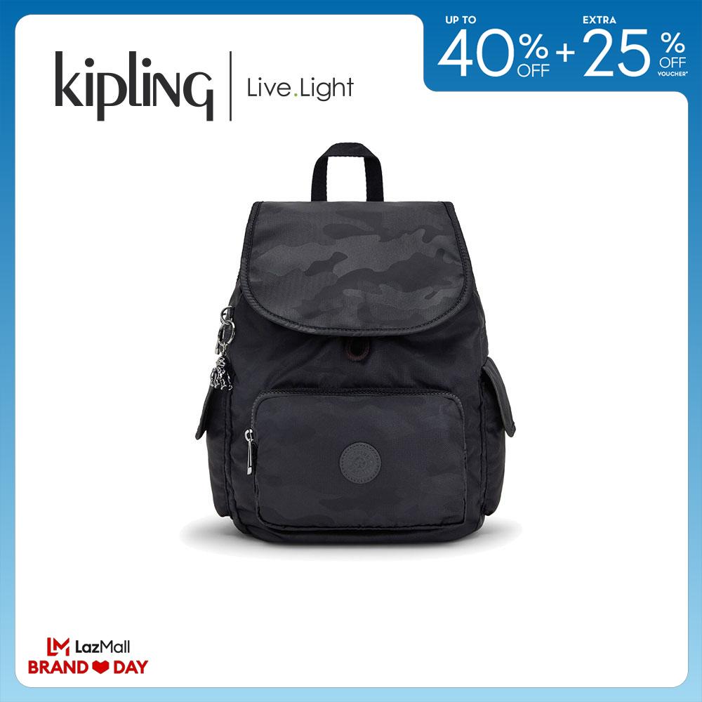 Kipling CITY PACK S Black Camo Emb Backpack FW22 L1